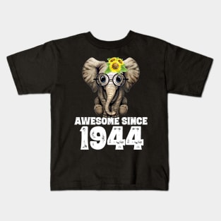 Awesome since 1944 76 Years Old Bday Gift 76th Birthday Kids T-Shirt